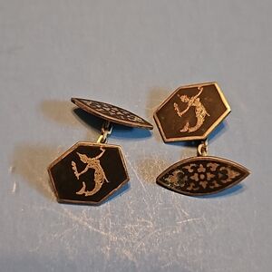 Siam sterling silver cufflinks